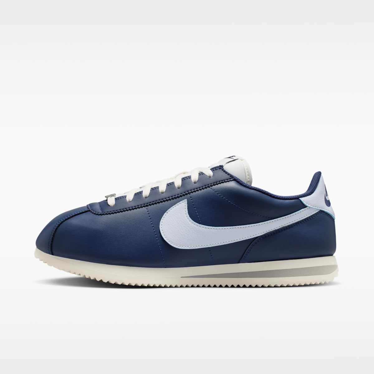 Nike Cortez Leather Men's Shoes - Midnight Navy/Sail/Light Smoke Grey/Football Grey - Image 1