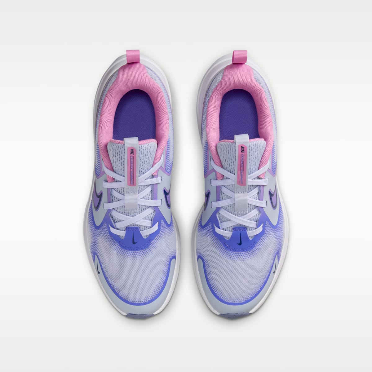 Nike Cosmic Runner Big Kids' Road Running Shoes - Ghost/Sapphire/Light Magenta/Midnight Navy