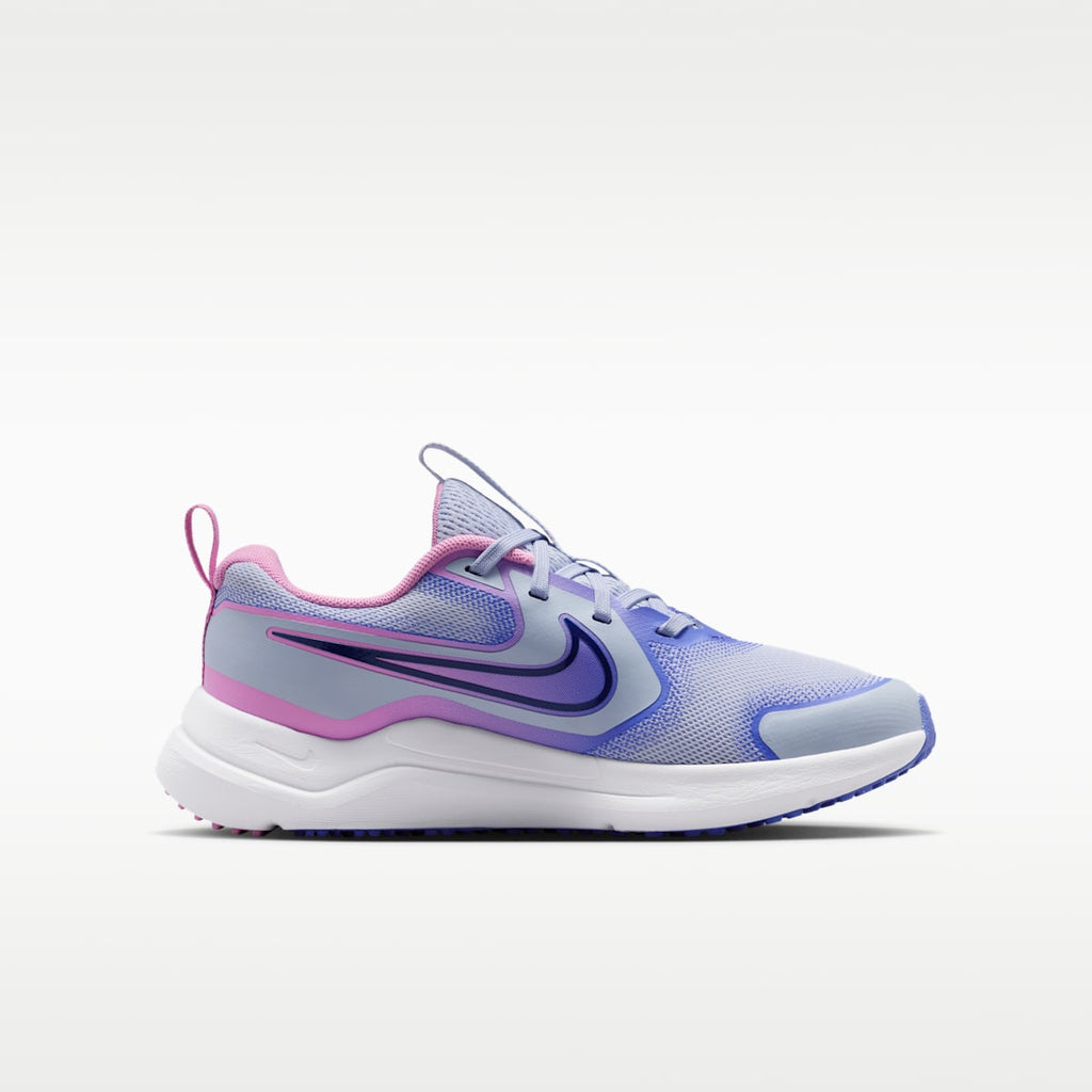 Nike Cosmic Runner Big Kids' Road Running Shoes - Ghost/Sapphire/Light Magenta/Midnight Navy