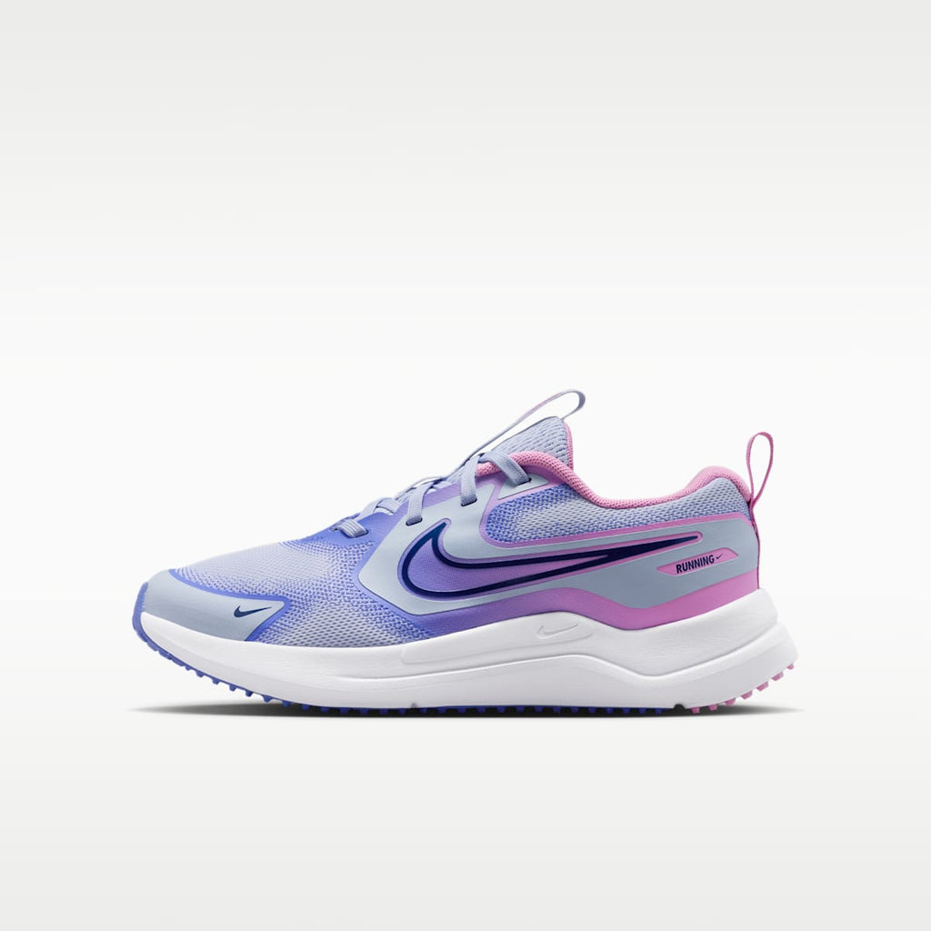 Nike Cosmic Runner Big Kids' Road Running Shoes - Ghost/Sapphire/Light Magenta/Midnight Navy