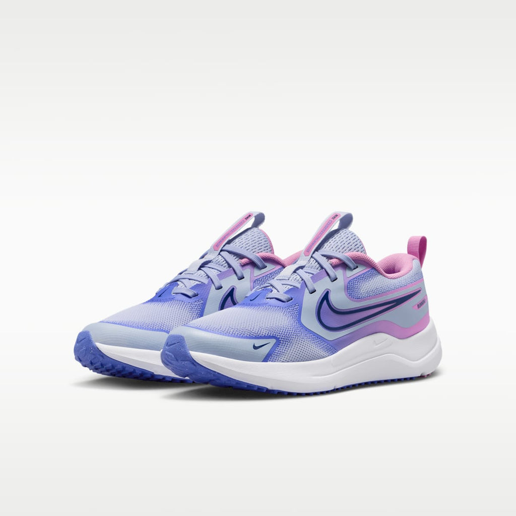 Nike Cosmic Runner Big Kids' Road Running Shoes - Ghost/Sapphire/Light Magenta/Midnight Navy
