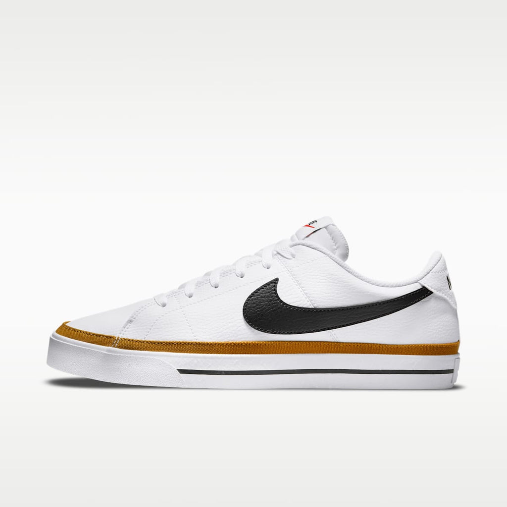 Nike Court Legacy Men's Shoes - White/Desert Ochre/Black - Image 1