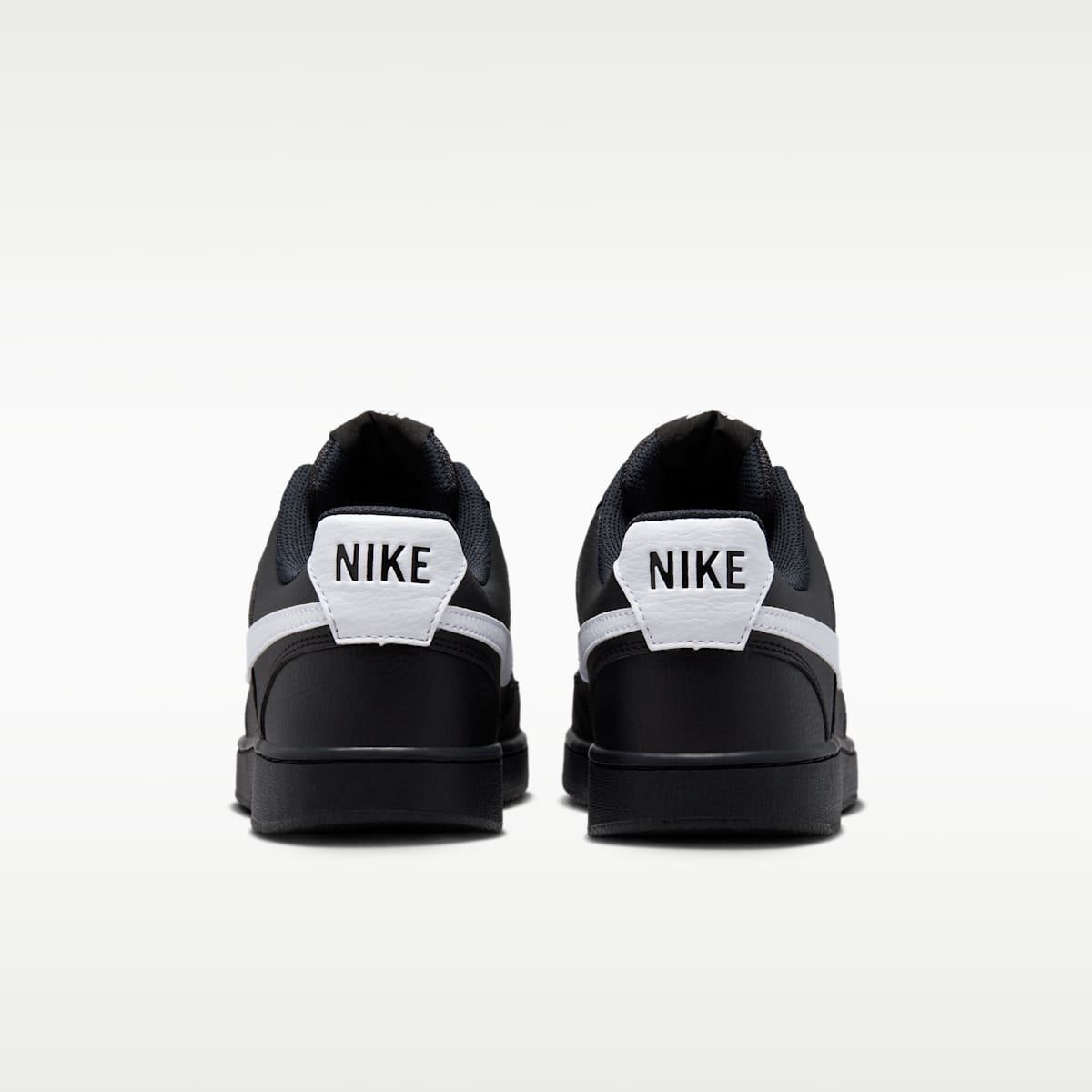 Nike Court Vision Low Men's Shoes - Black/Black/White - Image 6