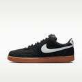 Nike Court Vision Low FL Men's Shoes - Black/Gum Medium Brown/White - Image 1