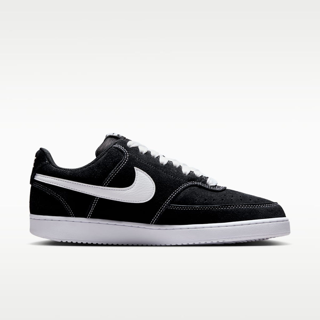 Nike Court Vision Low FL Men's Shoes - Black/White - Image 3