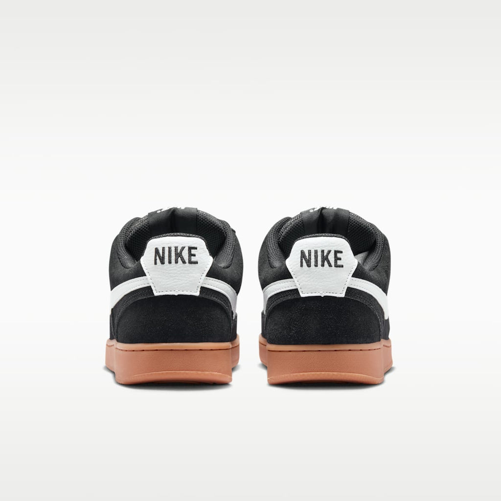 Nike Court Vision Low FL Men's Shoes - Black/Gum Medium Brown/White - Image 6