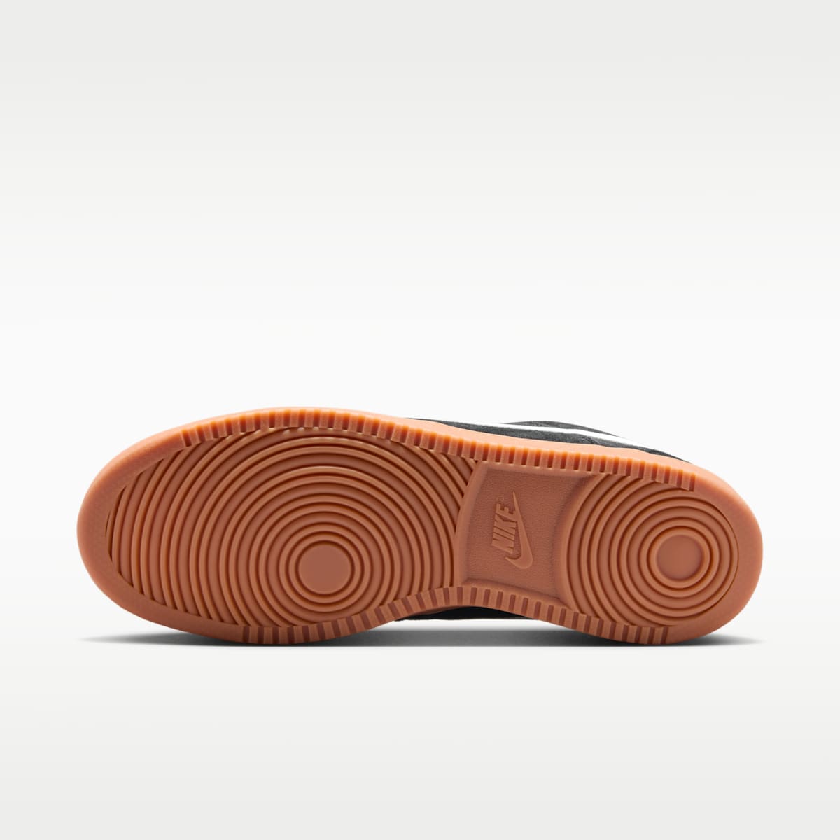 Nike Court Vision Low FL Men's Shoes - Black/Gum Medium Brown/White - Image 2