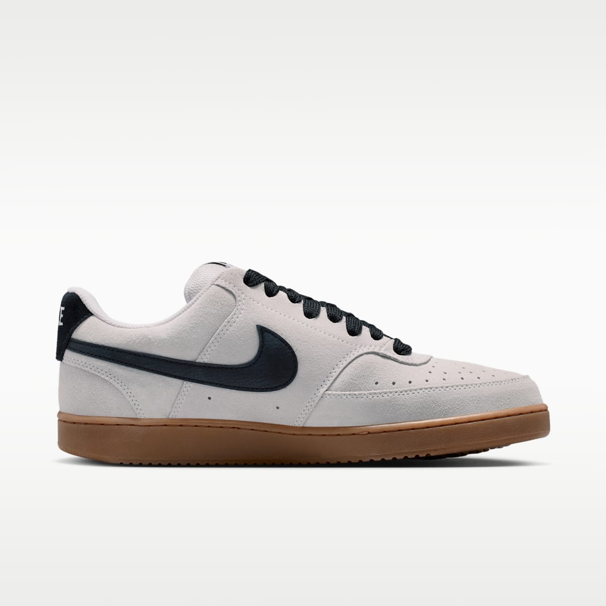 Nike Court Vision Low FL Men's Shoes - Vast Grey/Gum Medium Brown/Black - Image 3