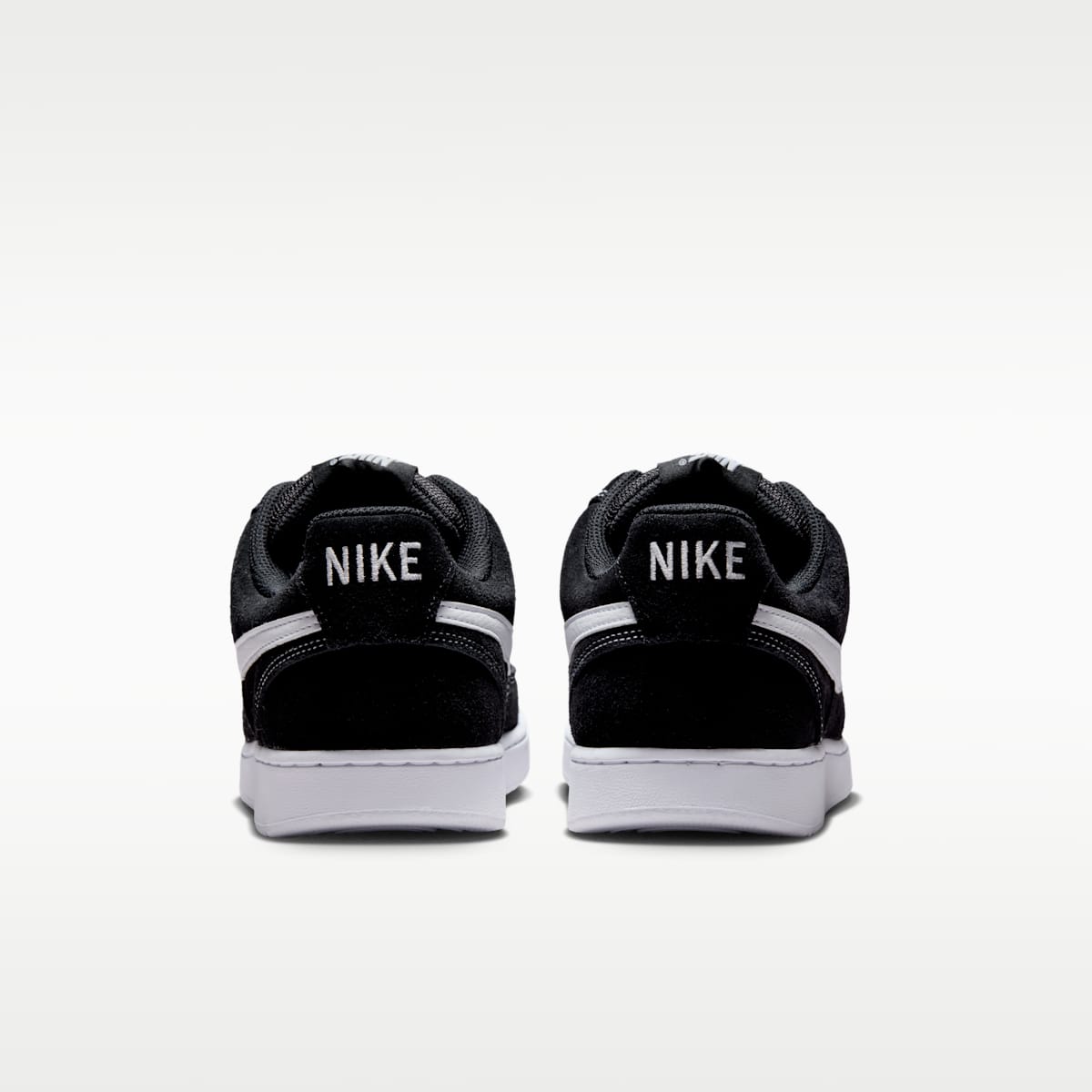 Nike Court Vision Low FL Men's Shoes - Black/White - Image 6