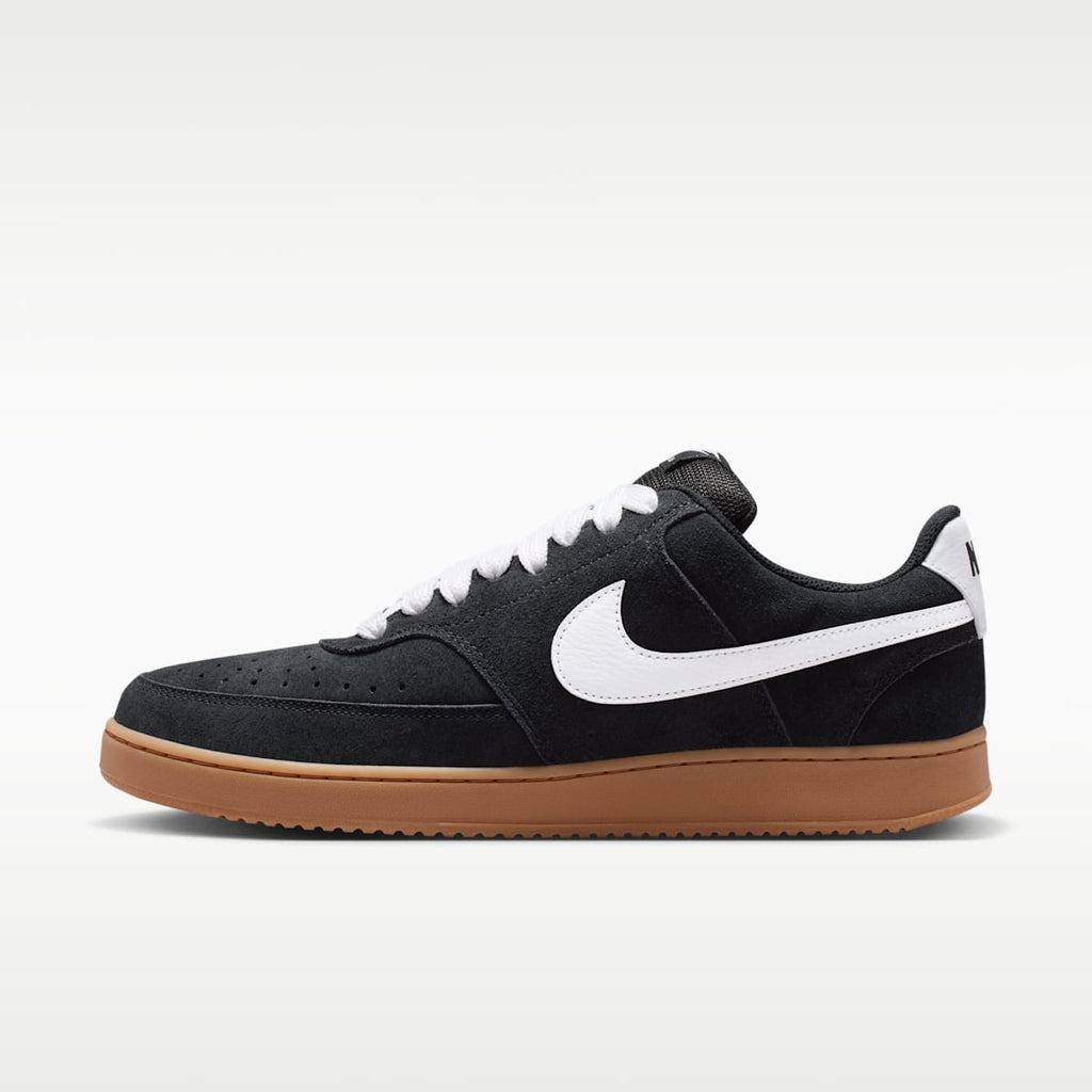 Nike Court Vision Low Men's Shoes - Black/Gum Medium Brown/White - Image 1
