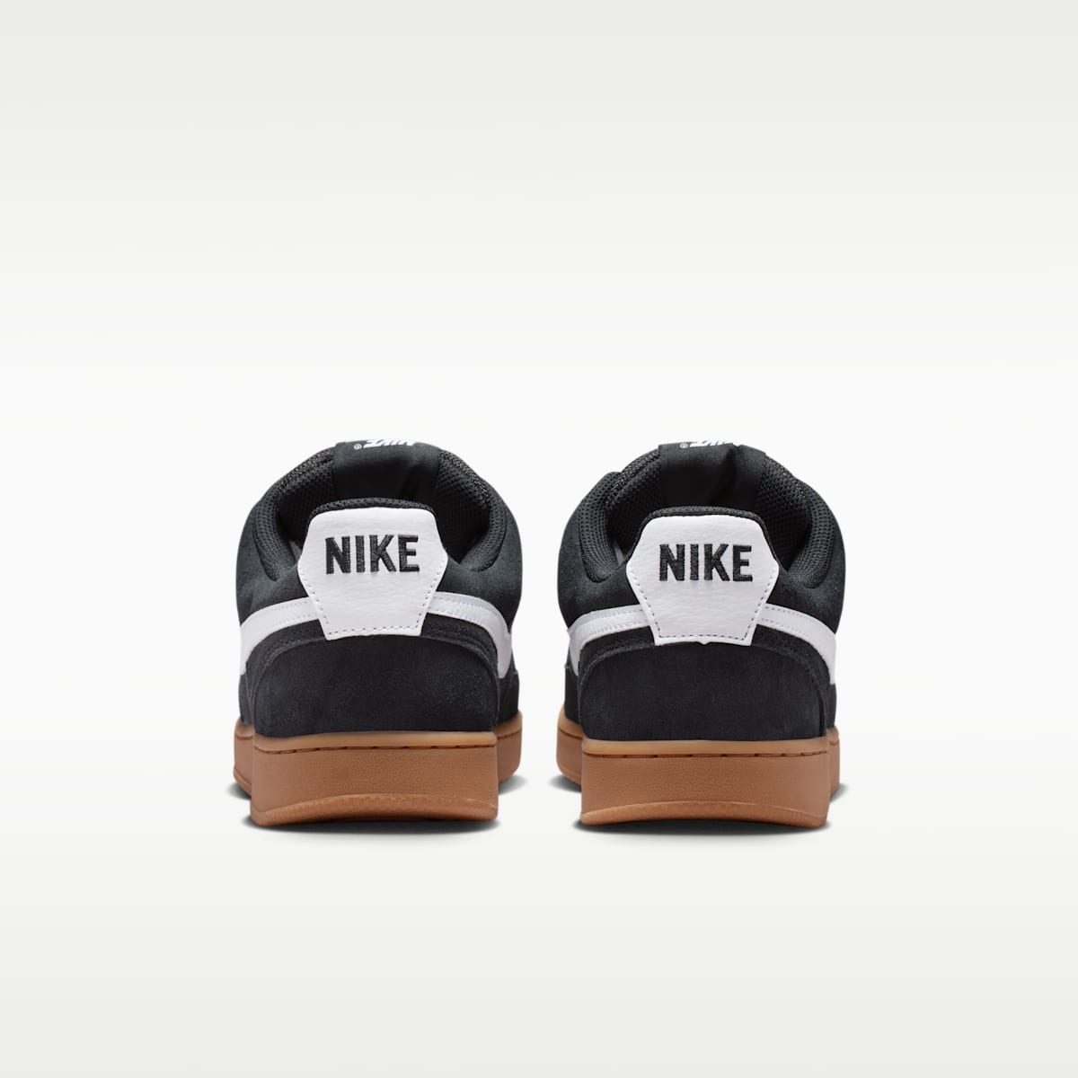 Nike Court Vision Low Men's Shoes - Black/Gum Medium Brown/White - Image 6