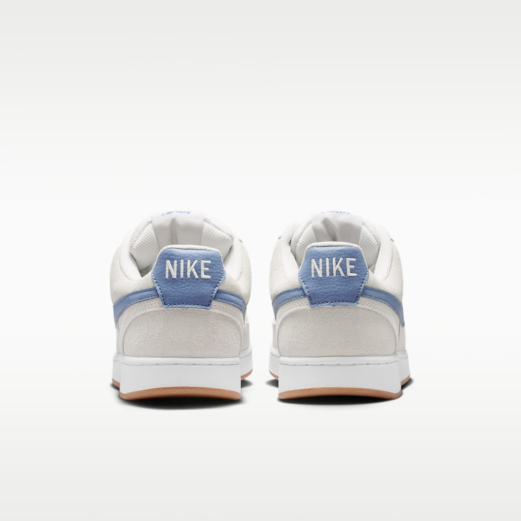 Nike Court Vision Low Men's Shoes - Vast Grey/White/Gum Medium Brown/Diffused Blue - Image 6