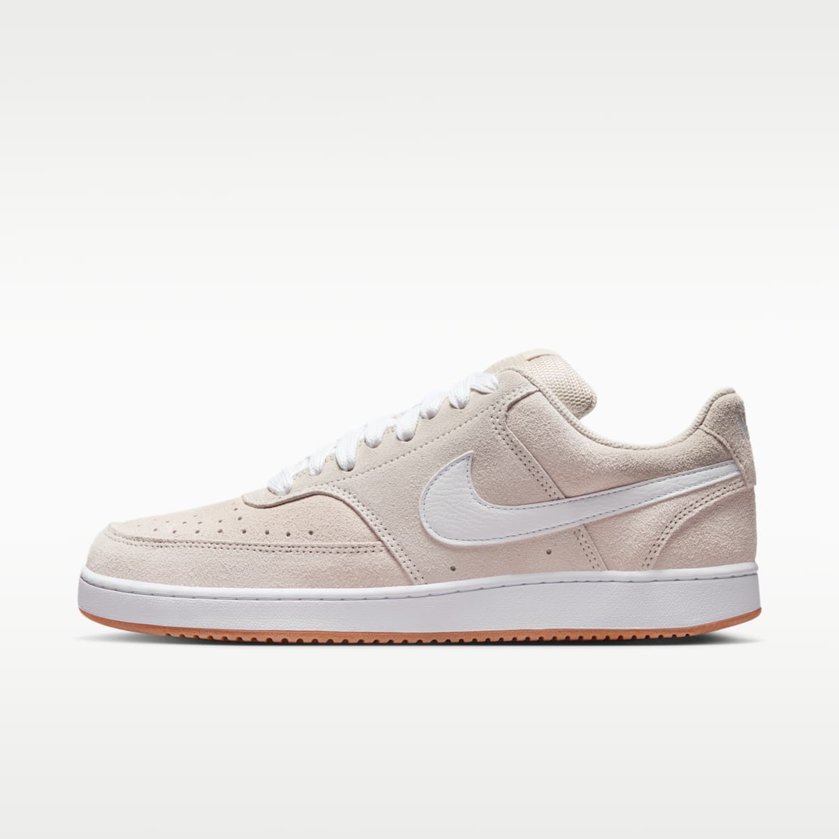 Nike Court Vision Low FL Men's Shoes - Light Orewood Brown/Gum Medium Brown/White - Image 1