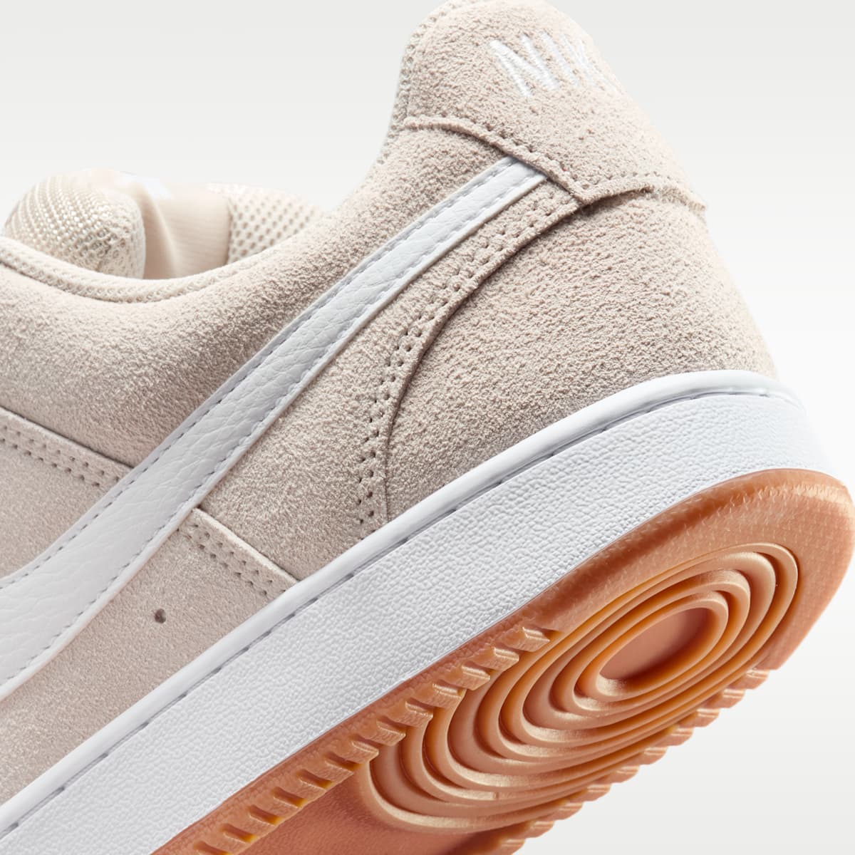 Nike Court Vision Low FL Men's Shoes - Light Orewood Brown/Gum Medium Brown/White - Image 8