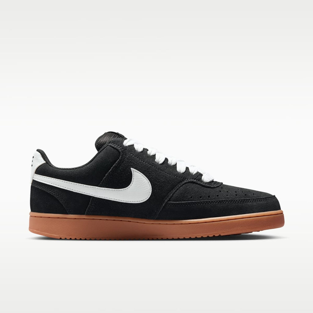 Nike Court Vision Low FL Men's Shoes - Black/Gum Medium Brown/White - Image 3