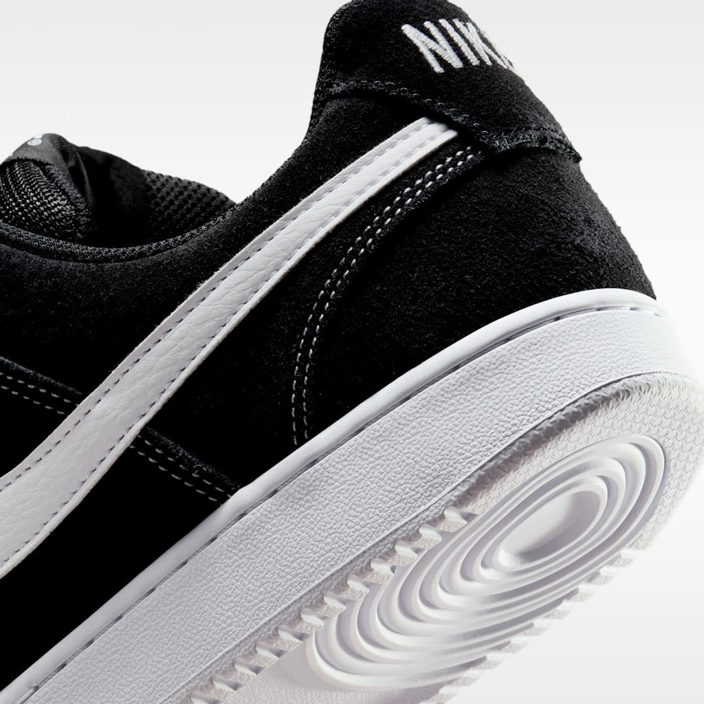 Nike Court Vision Low FL Men's Shoes - Black/White - Image 8
