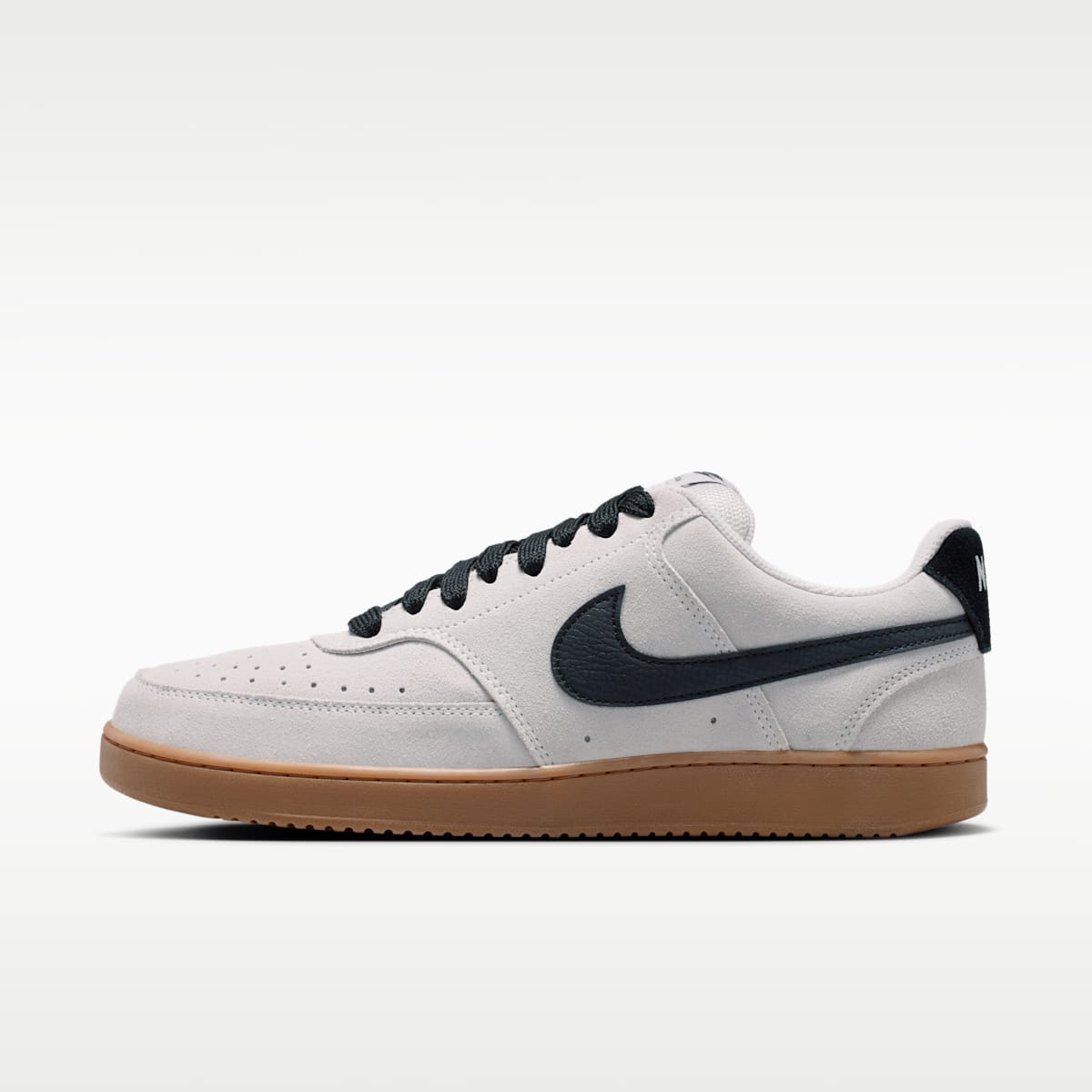 Nike Court Vision Low FL Men's Shoes - Vast Grey/Gum Medium Brown/Black - Image 1