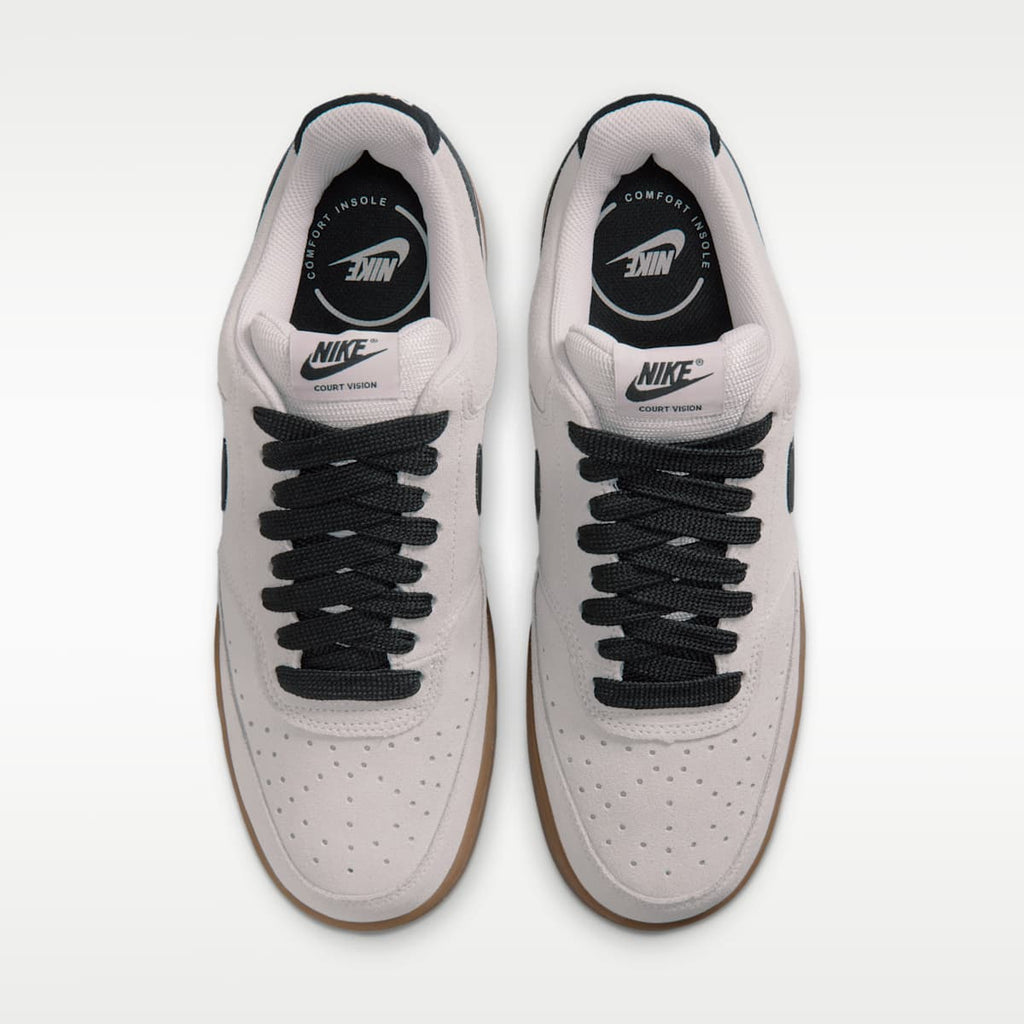 Nike Court Vision Low FL Men's Shoes - Vast Grey/Gum Medium Brown/Black - Image 4