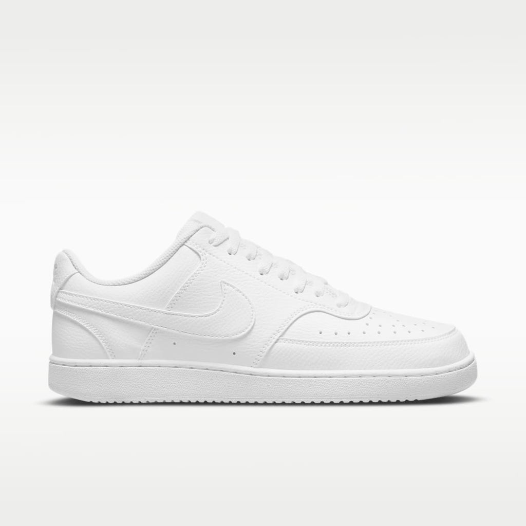 Nike Court Vision Low Next Nature Men's Shoes - White/White/White - Image 3