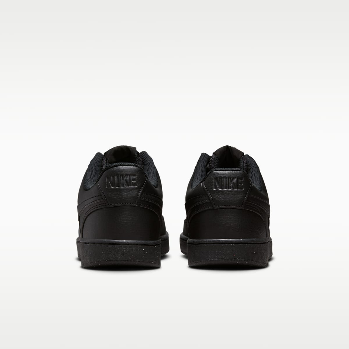 Nike Court Vision Low Next Nature Men's Shoes - Black/Black/Black - Image 6