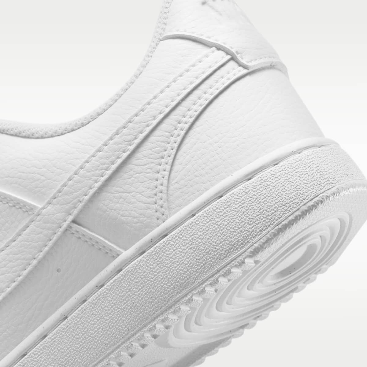 Nike Court Vision Low Next Nature Men's Shoes - White/White/White - Image 8