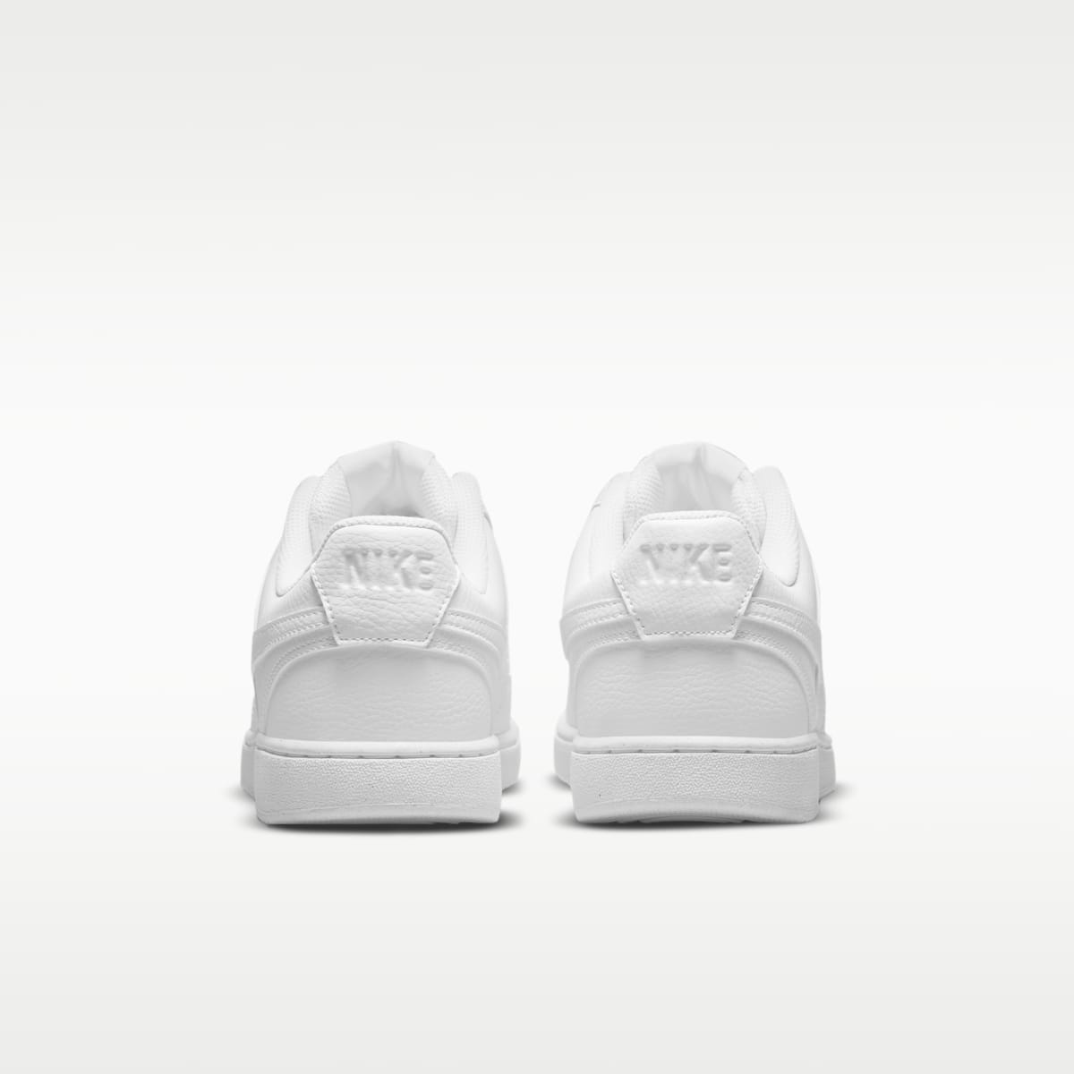 Nike Court Vision Low Next Nature Men's Shoes - White/White/White - Image 6