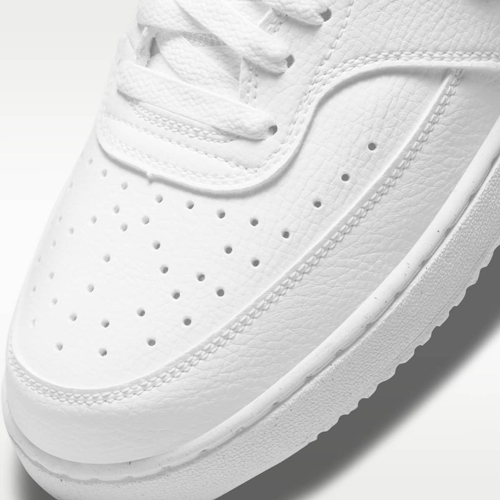 Nike Court Vision Low Next Nature Men's Shoes - White/White/White - Image 7