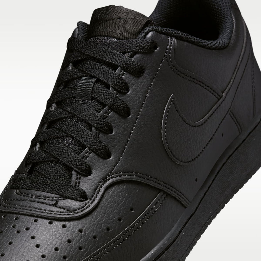 Nike Court Vision Low Next Nature Men's Shoes - Black/Black/Black - Image 7
