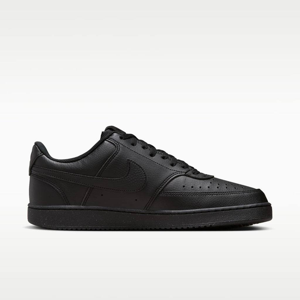 Nike Court Vision Low Next Nature Men's Shoes - Black/Black/Black - Image 3