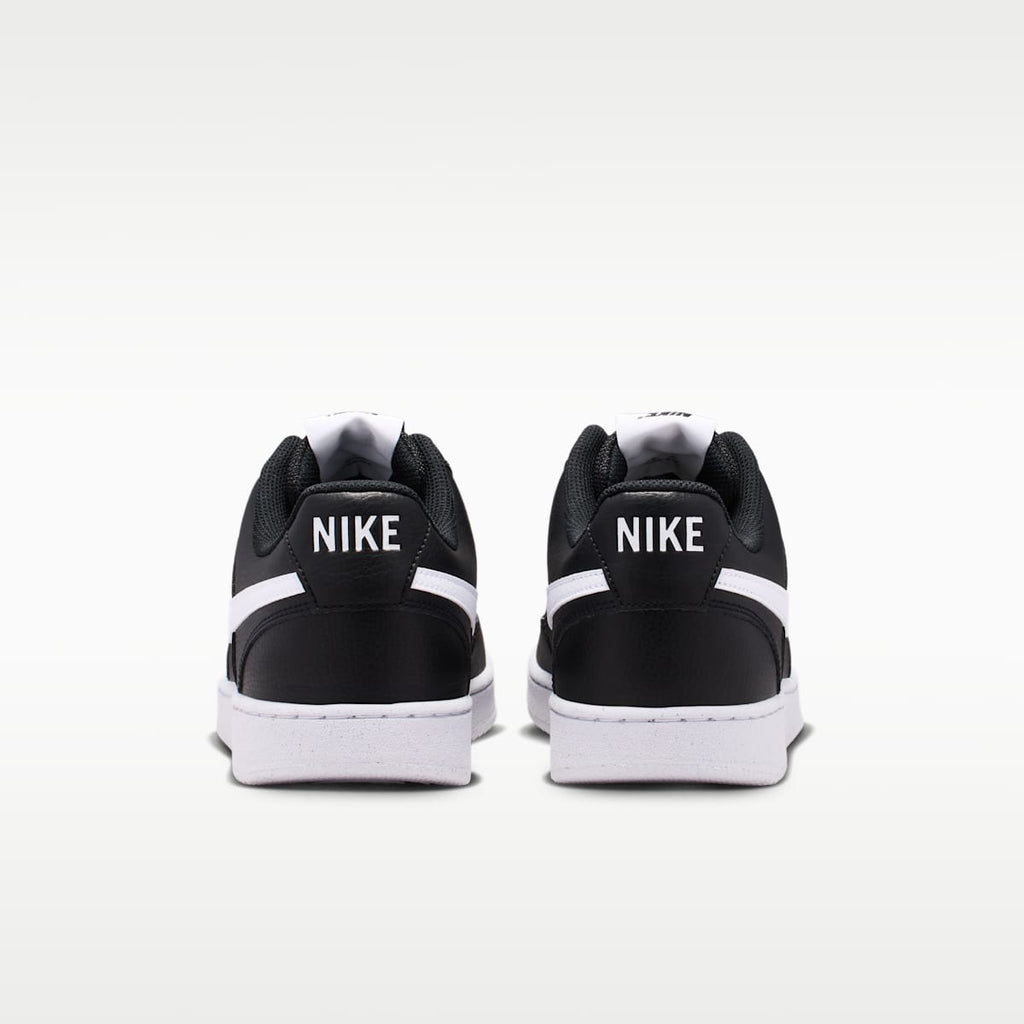 Nike Court Vision Low Next Nature Men's Shoes - Black/Black/White - Image 6