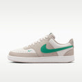 Nike Court Vision Low Men's Shoes - Sail/Cream II/Emerald Green - Image 1