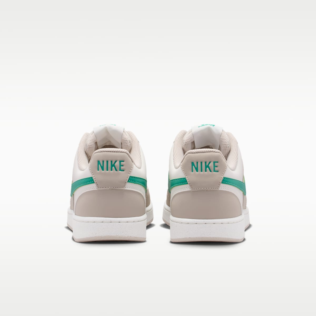 Nike Court Vision Low Men's Shoes - Sail/Cream II/Emerald Green - Image 6