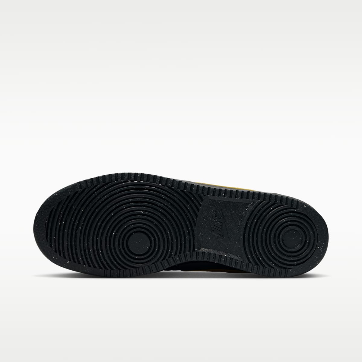 Nike Court Vision Low Men's Shoes - Dark Smoke Grey/Black/Chrome Yellow - Image 2