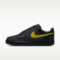 Nike Court Vision Low Men's Shoes - Dark Smoke Grey/Black/Chrome Yellow - Image 1