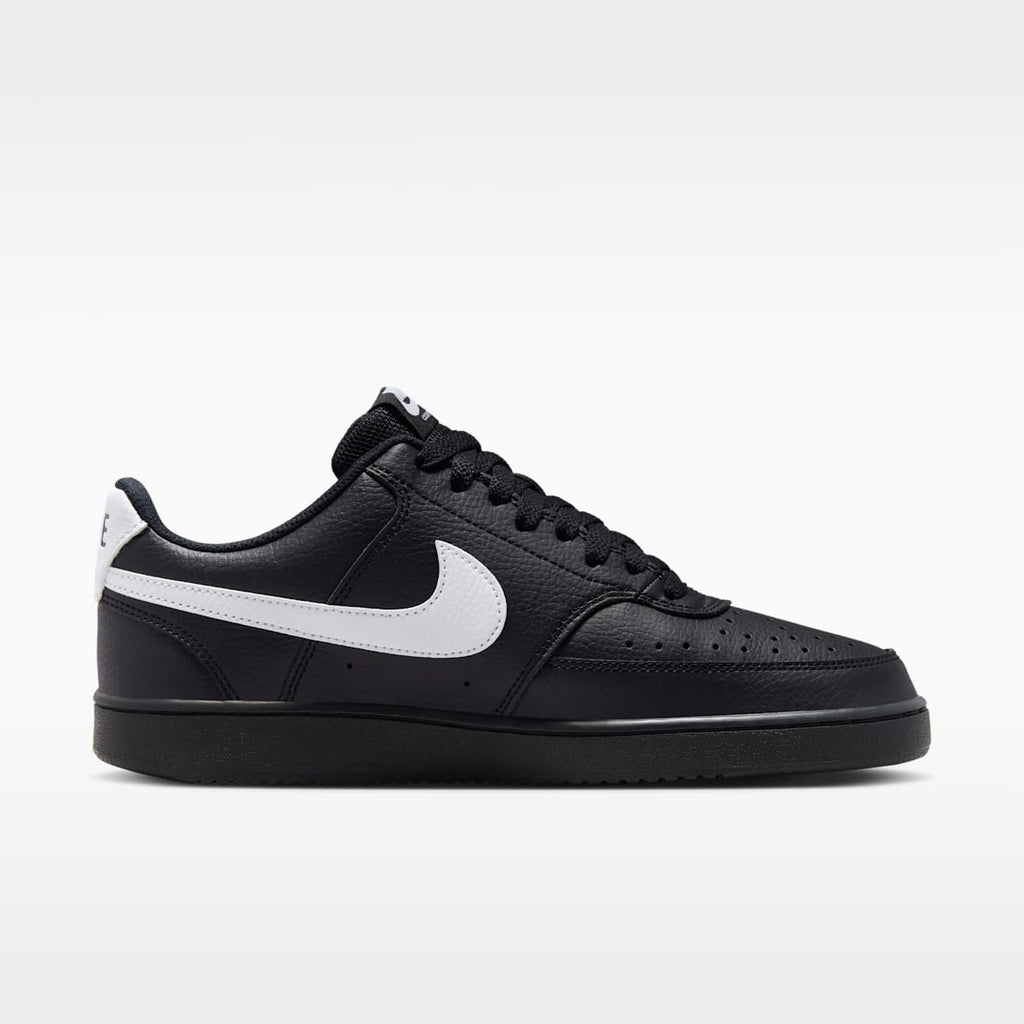 Nike Court Vision Low Men's Shoes - Black/Black/White - Image 3