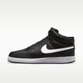 Nike Court Vision Mid Next Nature Men's Shoes - Black/Black/White - Image 1