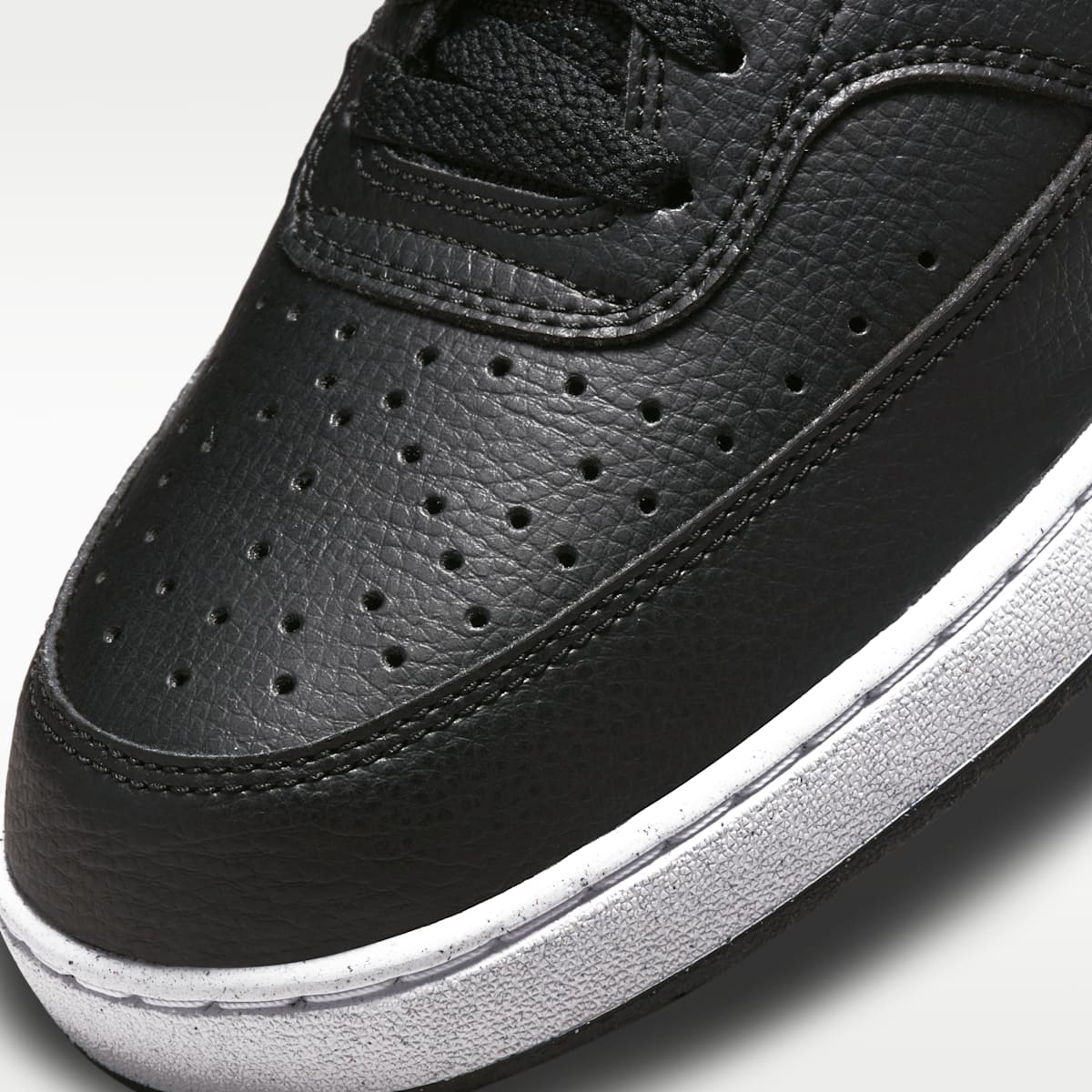 Nike Court Vision Mid Next Nature Men's Shoes - Black/Black/White - Image 8