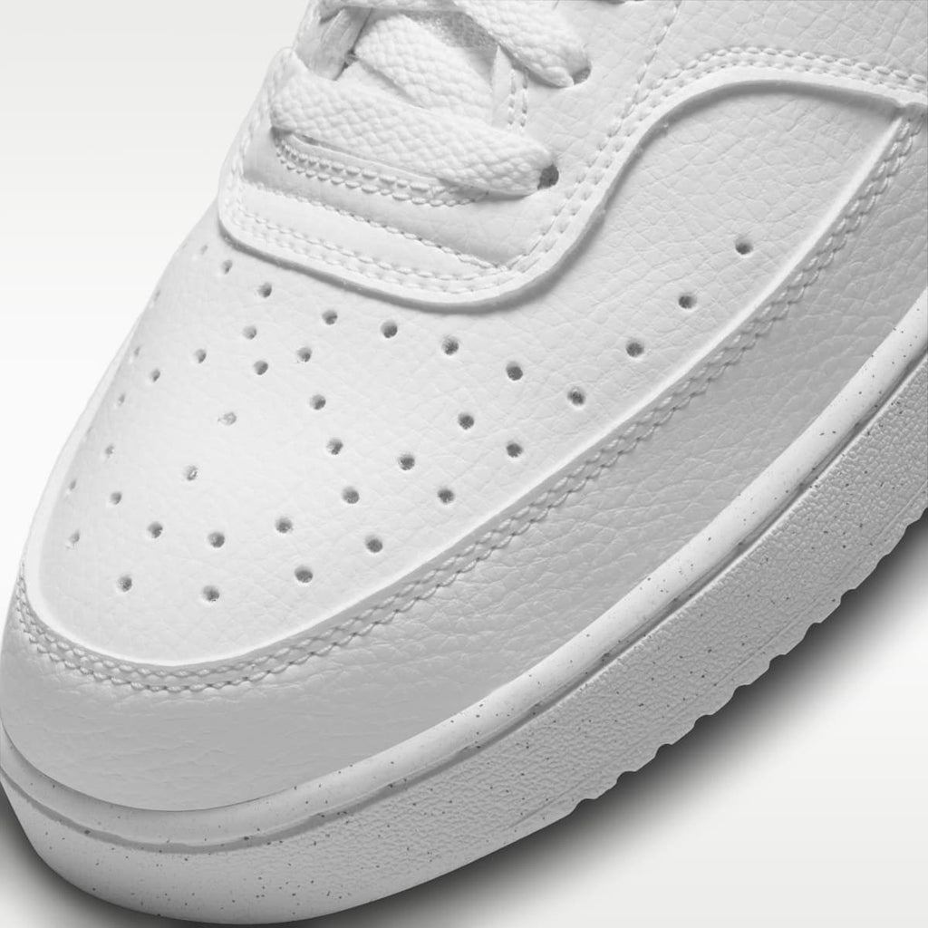 Nike Court Vision Mid Next Nature Men's Shoes - White/White/Black - Image 7