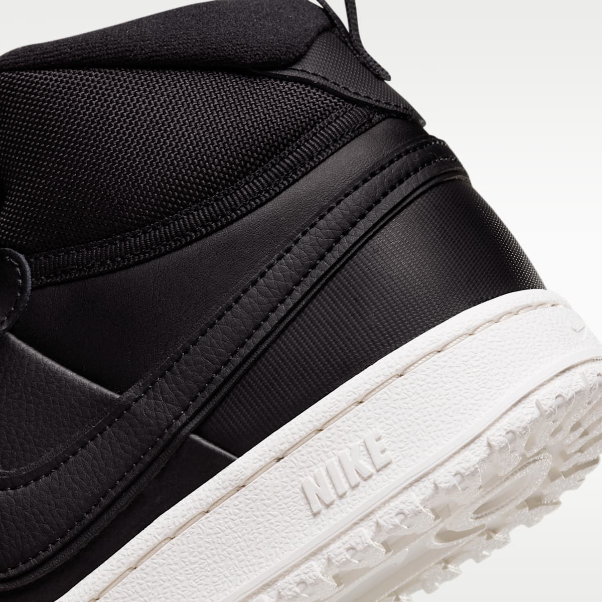 Nike Court Vision Mid Men's Winterized Shoes - Black/Phantom/Black - Image 8