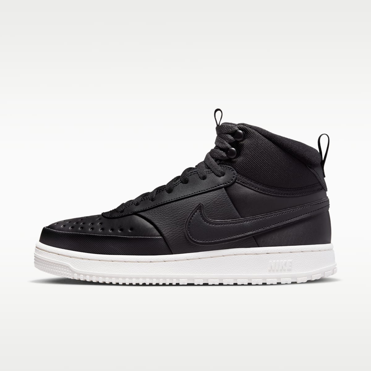 Nike Court Vision Mid Men's Winterized Shoes - Black/Phantom/Black - Image 1