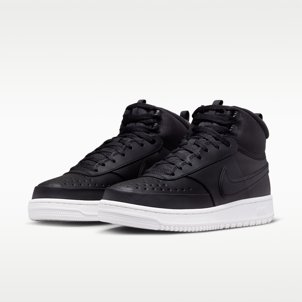 Nike Court Vision Mid Men's Winterized Shoes - Black/Phantom/Black - Image 5