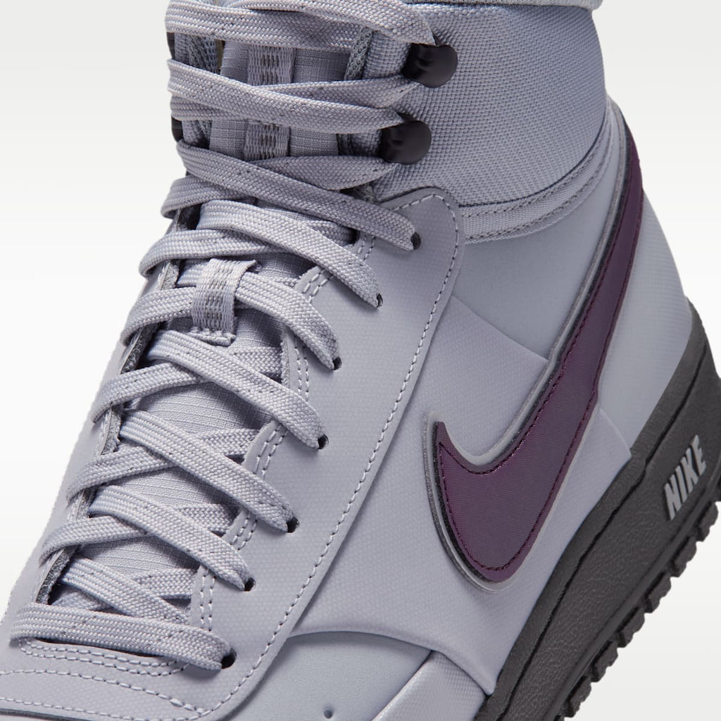 Nike Court Vision Mid SE Men's Winterized Shoes - Wolf Grey/Iron Grey/Black/Mahogany - Image 7