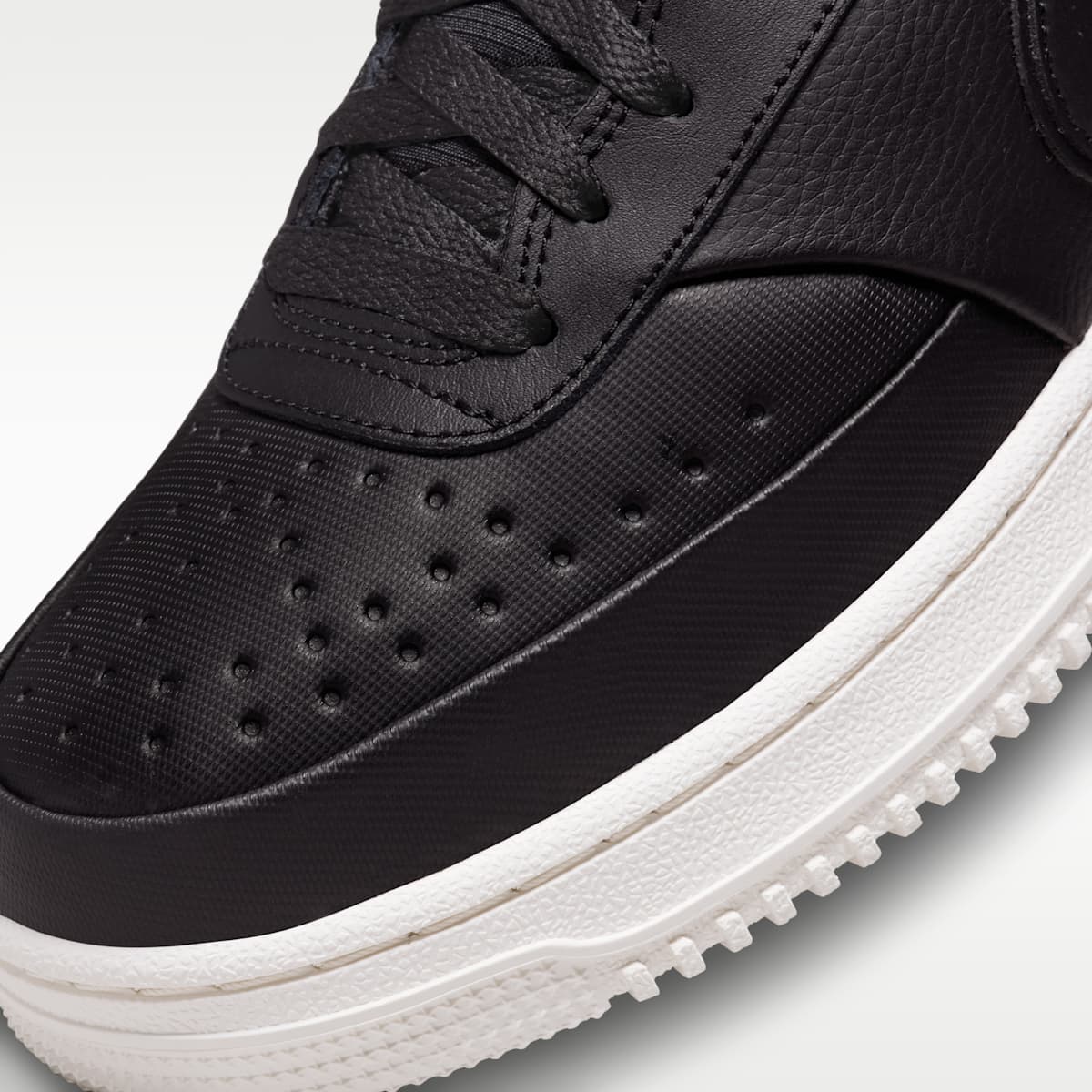 Nike Court Vision Mid Men's Winterized Shoes - Black/Phantom/Black - Image 7