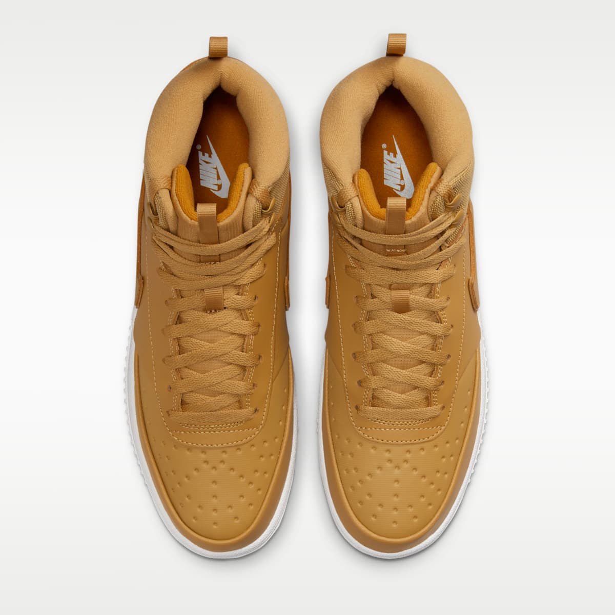 Nike Court Vision Mid Men's Winterized Shoes - Elemental Gold/Sail/Desert Ochre/Elemental Gold - Image 5