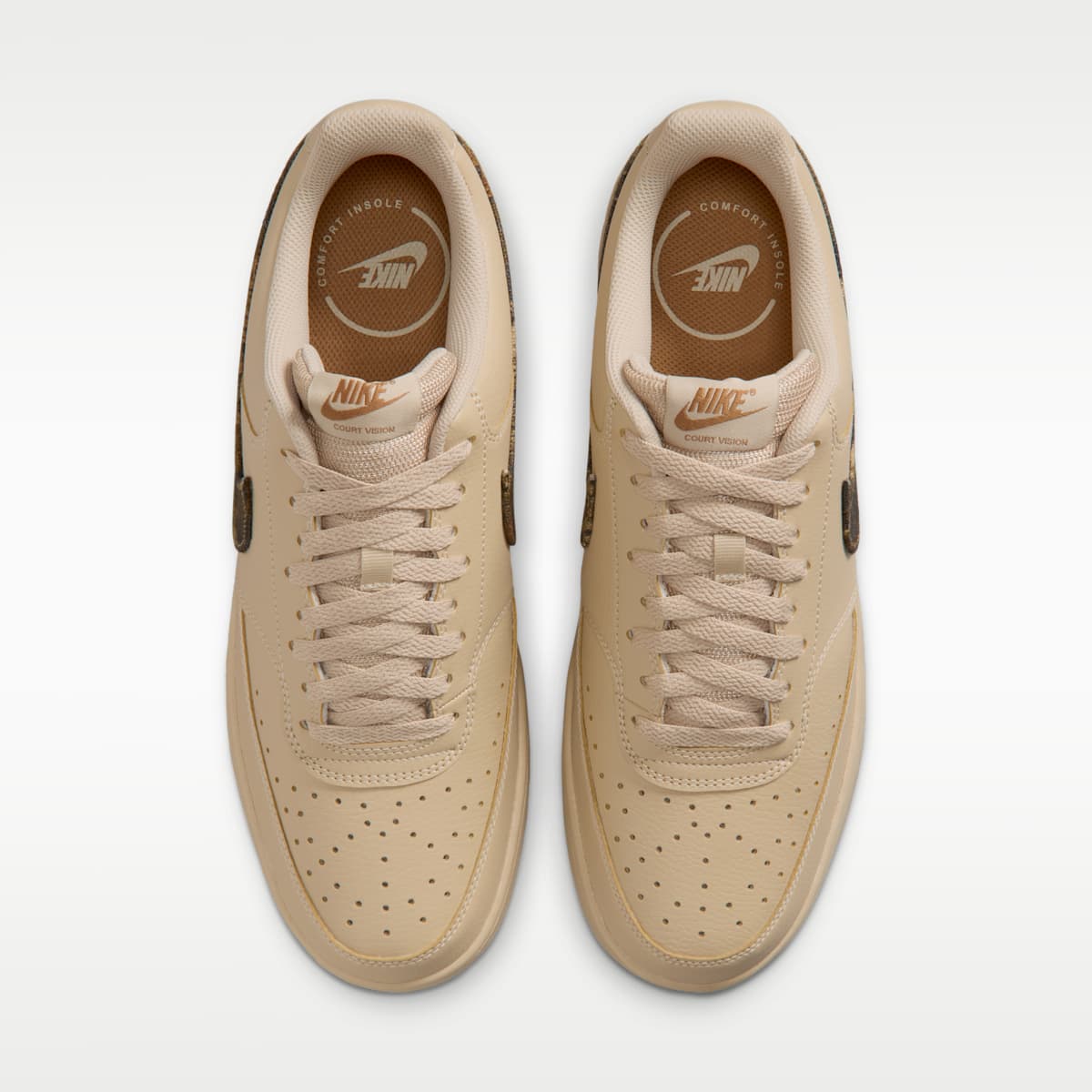 Nike Court Vision SE Men's Shoes - Rattan/Rocky Tan/Mink Brown - Image 4