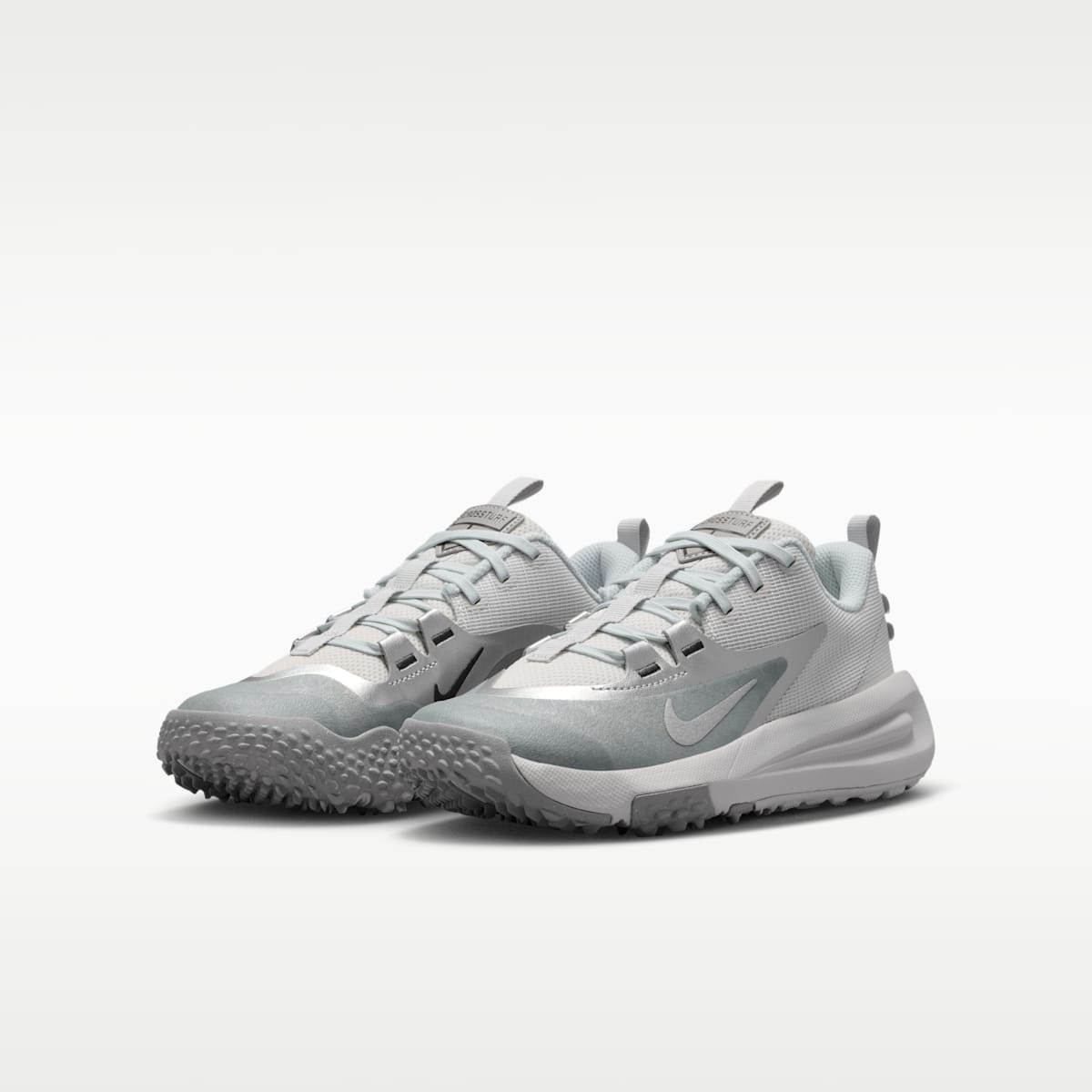 Nike Cross Turf Big Kids' Shoes - Photon Dust/Vast Grey/Metallic Silver