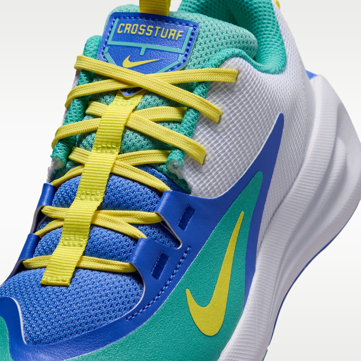 Nike Cross Turf Big Kids' Shoes - Washed Teal/Light Racer Blue/Old Royal/Sonic Yellow