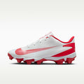 Nike Diamond Clutch Baseball Cleats - White/Gym Red/Phantom/University Red - Image 1