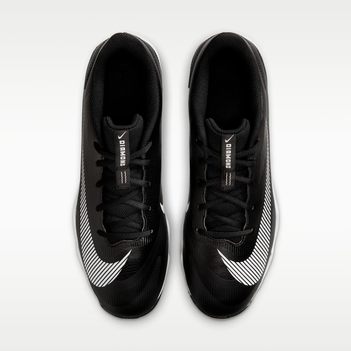 Nike Diamond Clutch Baseball Cleats - Black/Anthracite/White - Image 4