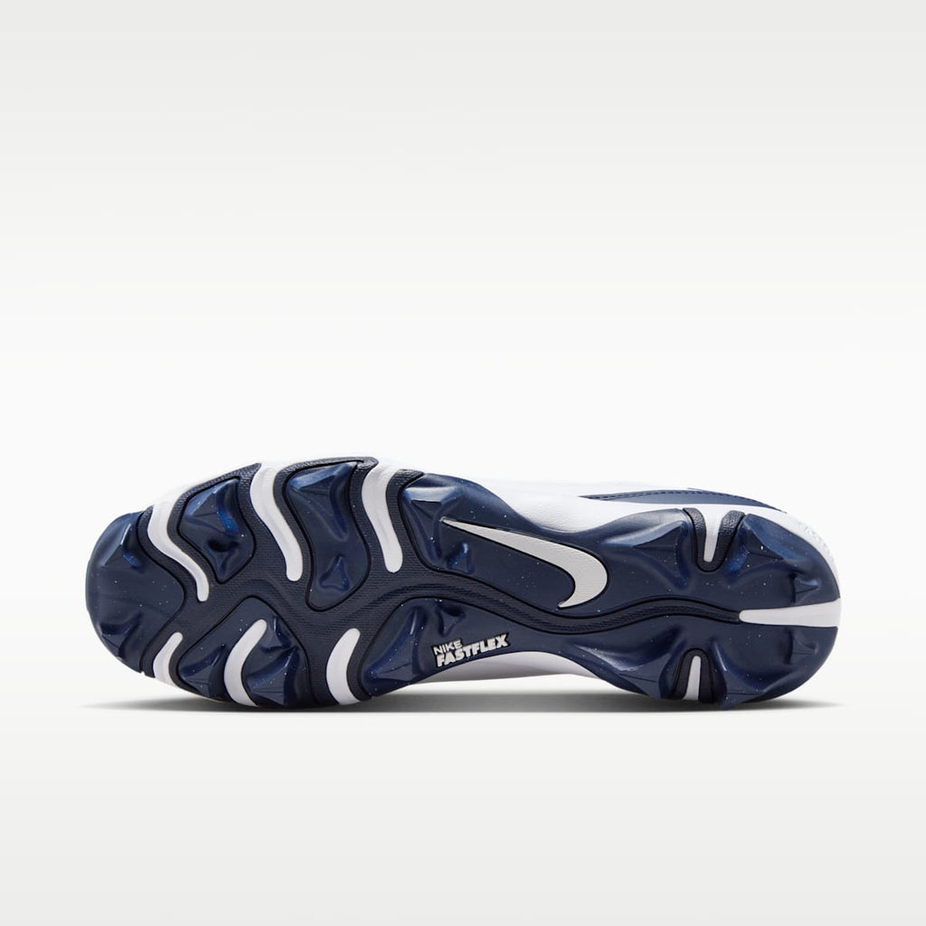 Nike Diamond Clutch Baseball Cleats - White/College Navy/Obsidian/Black - Image 2